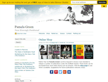 Tablet Screenshot of pamela-green.co.uk